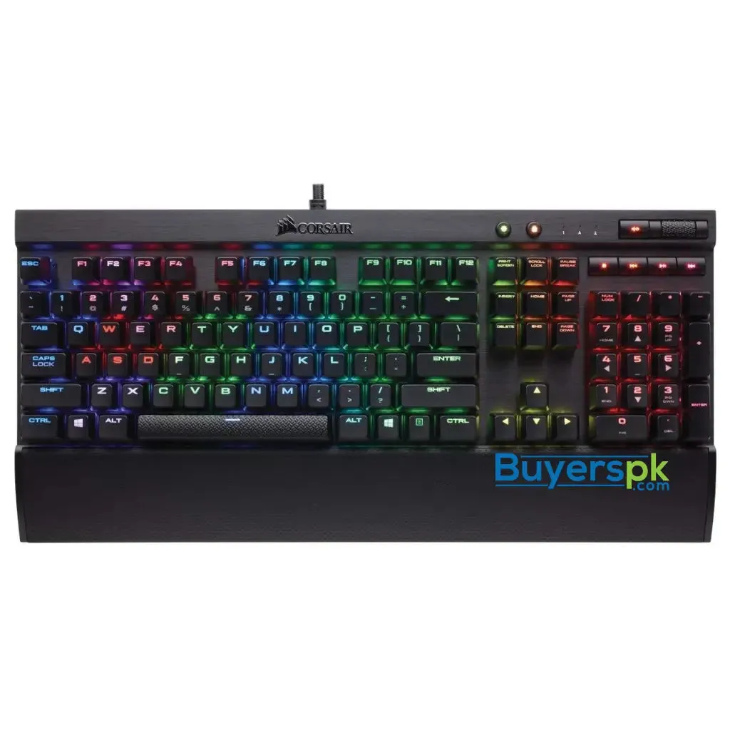 Corsair K70 Rgb Rapidfire Mechanical Gaming Keyboard - Usb Passthrough & Media Controls - Fastest &