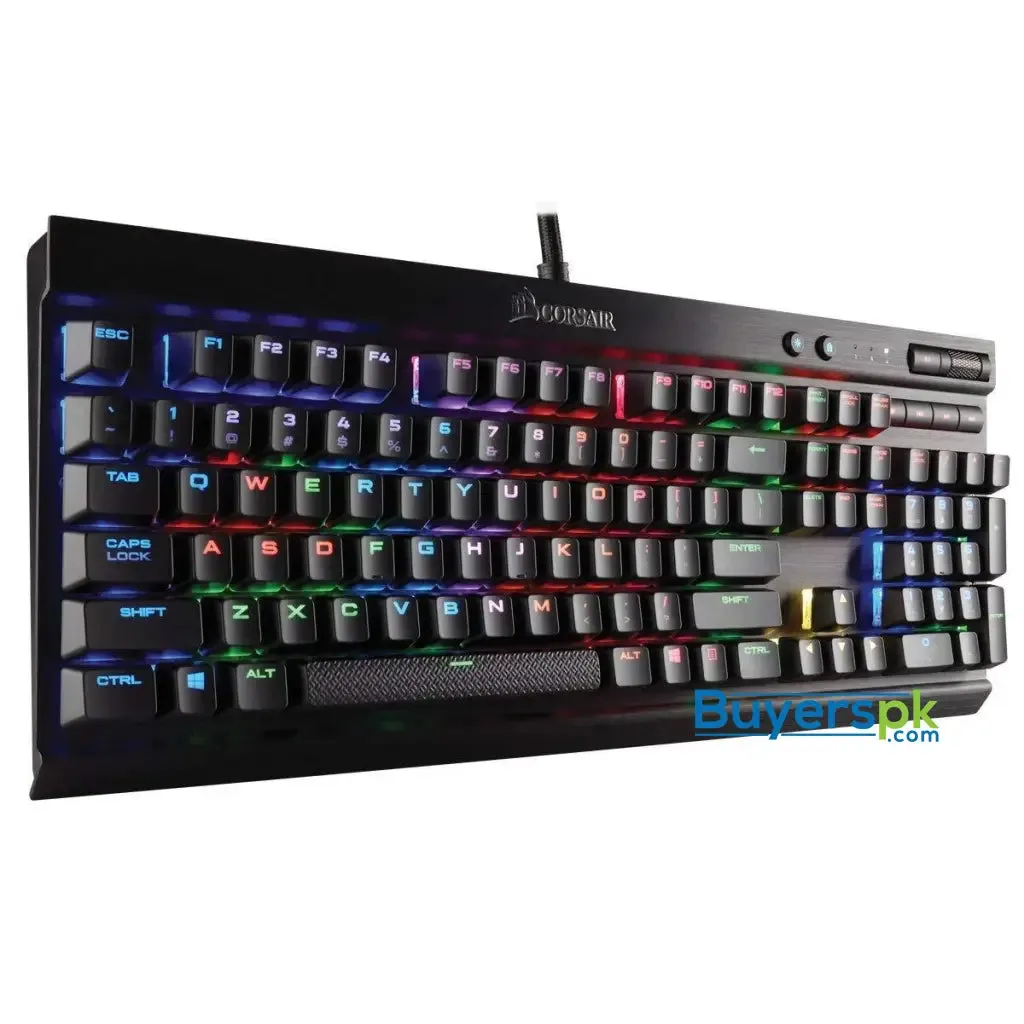 Corsair K70 Rgb Rapidfire Mechanical Gaming Keyboard - Usb Passthrough & Media Controls - Fastest &