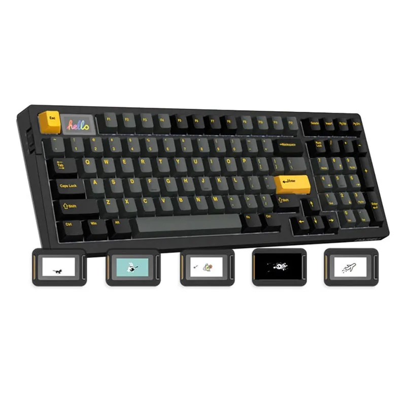 DAREU A98 Pro Keyboard With LED TFT Screen