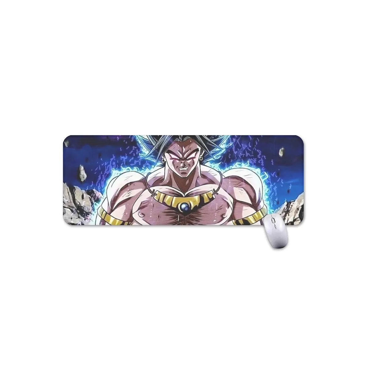 DBZ Legendary Super Saiyan Broly With Black Hair Mouse Pad