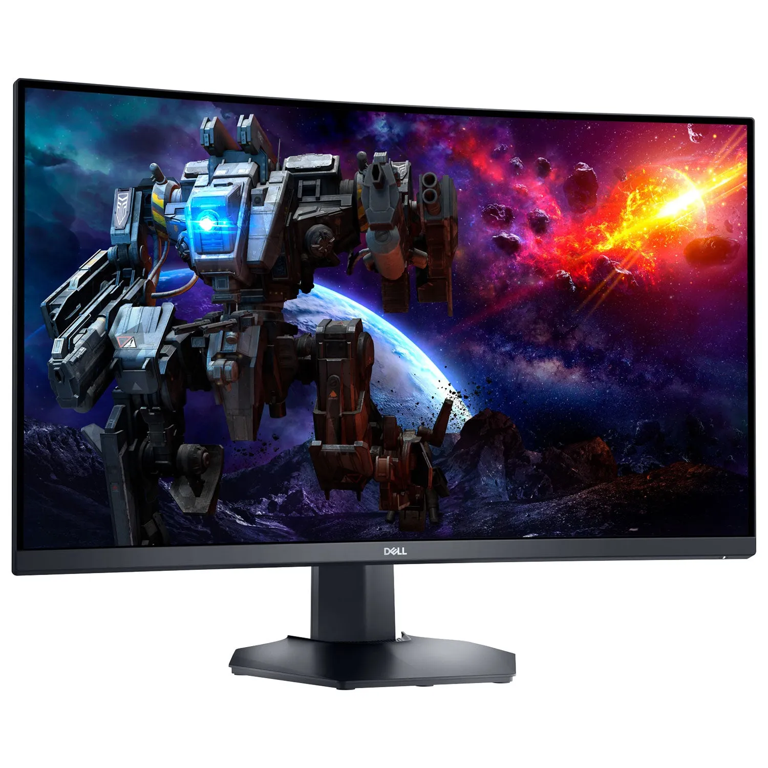 Dell 31.5" 1440p WQHD 165Hz 2ms GTG Curved VA LED FreeSync Gaming Monitor (S3222DGM) - Black