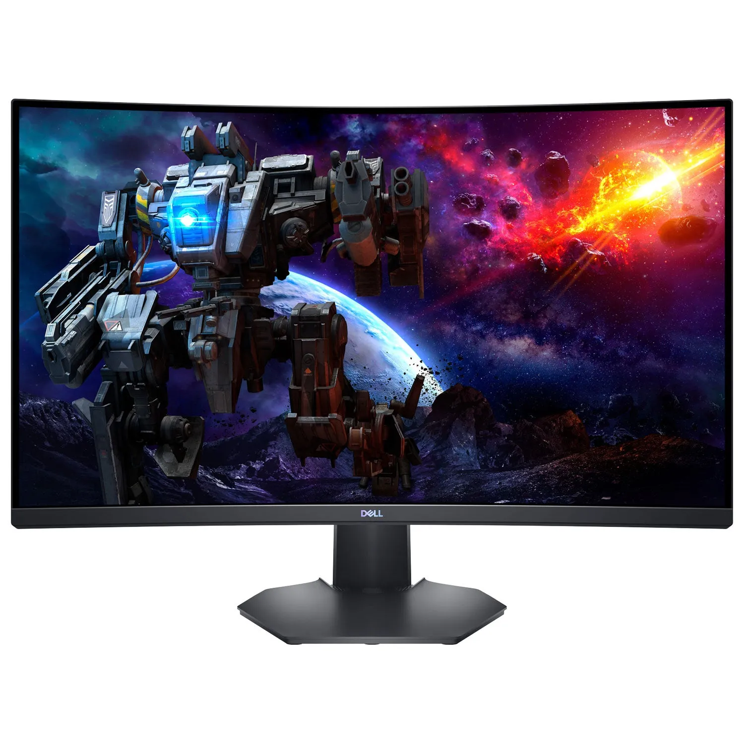 Dell 31.5" 1440p WQHD 165Hz 2ms GTG Curved VA LED FreeSync Gaming Monitor (S3222DGM) - Black