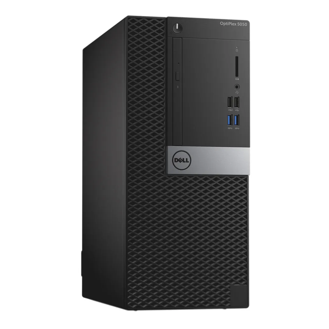 Dell OptiPlex 5050, Tower Desktop, Intel Core i5-6500, 3.2GHz, 16GB RAM, 512GB SSD, Windows 10 Pro - Grade A Refurbished