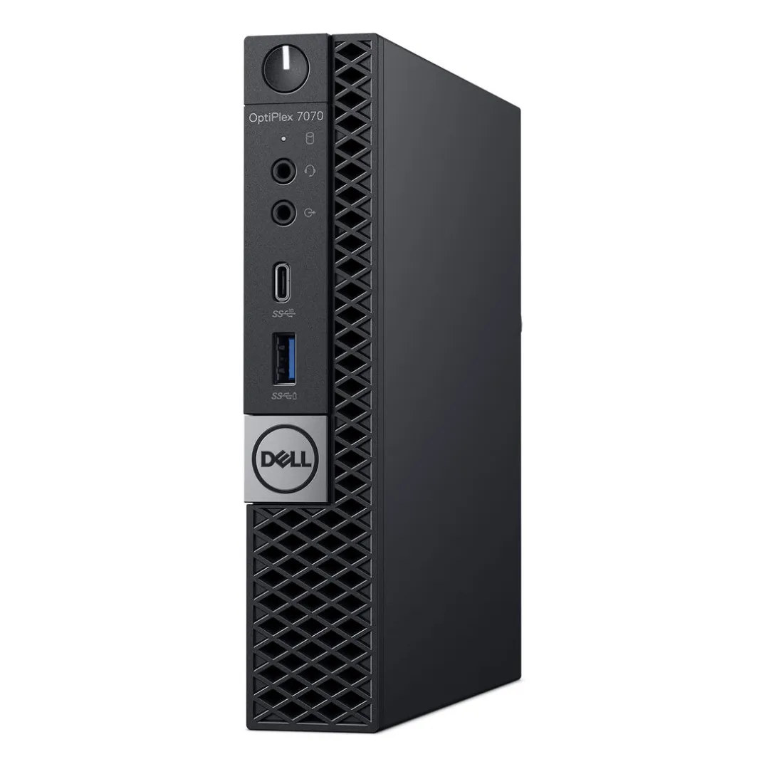 Dell OptiPlex 7070, Micro Desktop, Intel Core i5-9500, 2.20GHz, 16GB RAM, 512GB SSD, Windows 10 Pro - Grade A Refurbished