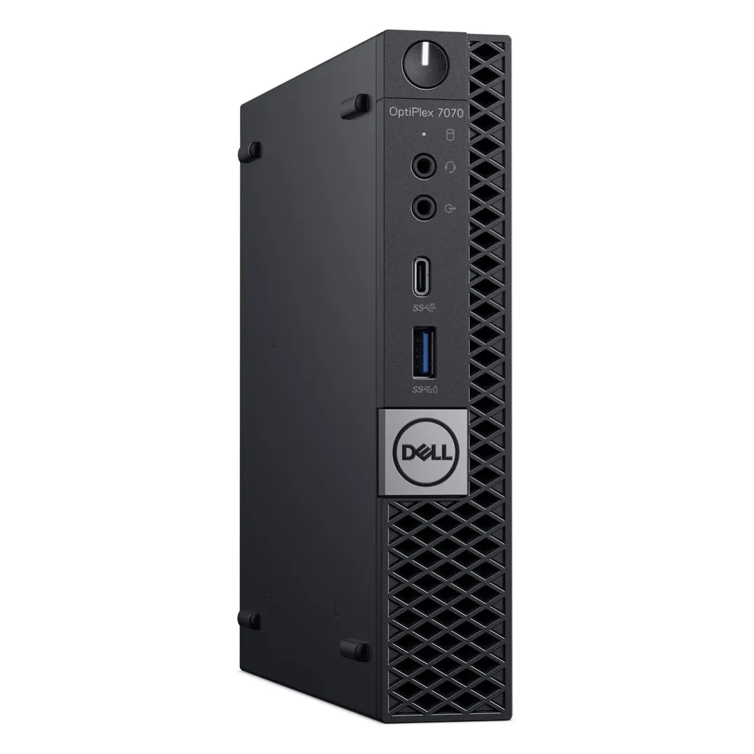 Dell OptiPlex 7070, Micro Desktop, Intel Core i5-9500, 2.20GHz, 16GB RAM, 512GB SSD, Windows 10 Pro - Grade A Refurbished