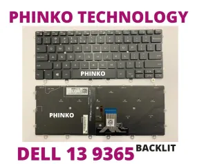 DELL XPS 13 9365 Keyboard 2-in-1 Backlight Backlit