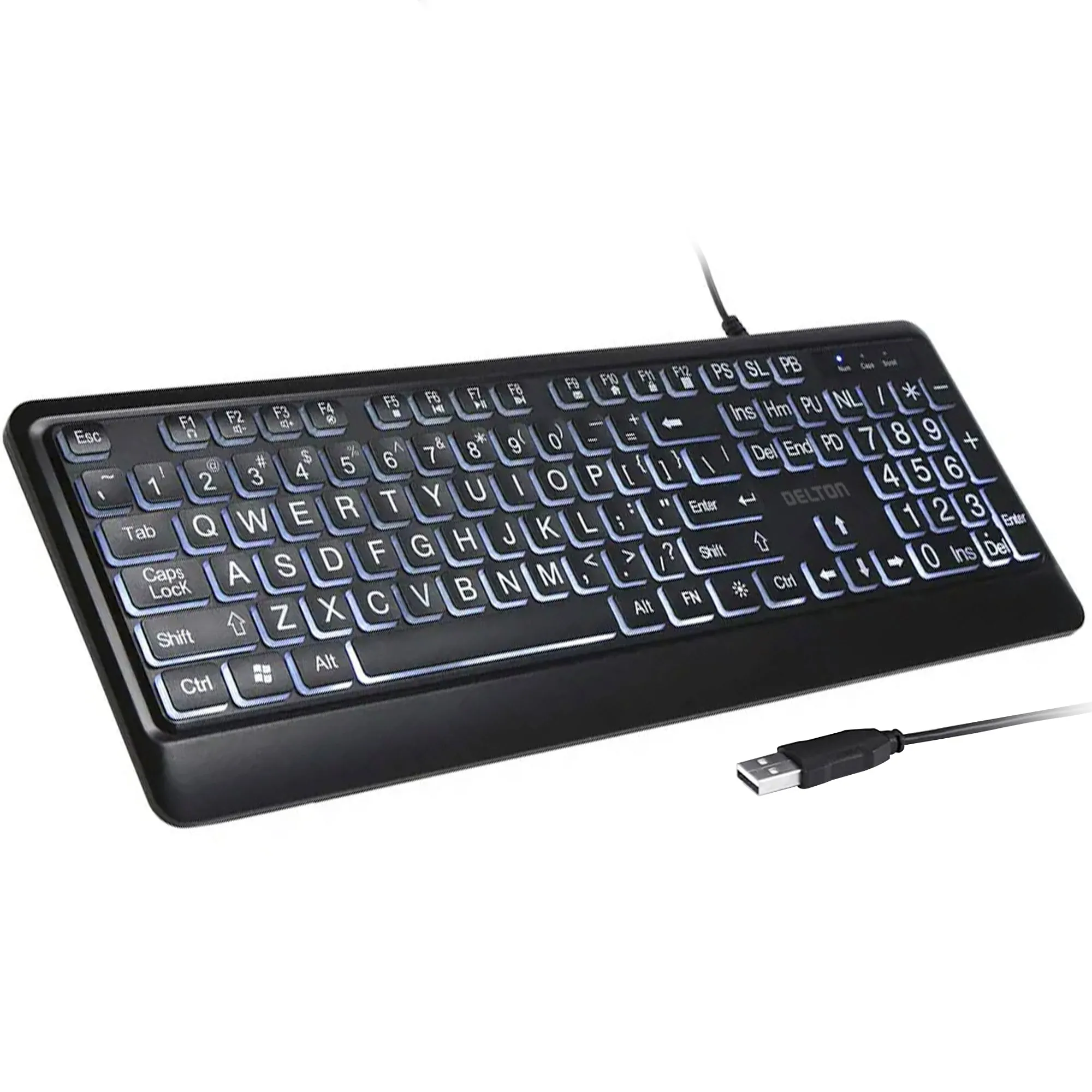 Delton KB20 Big Button USB Keyboard