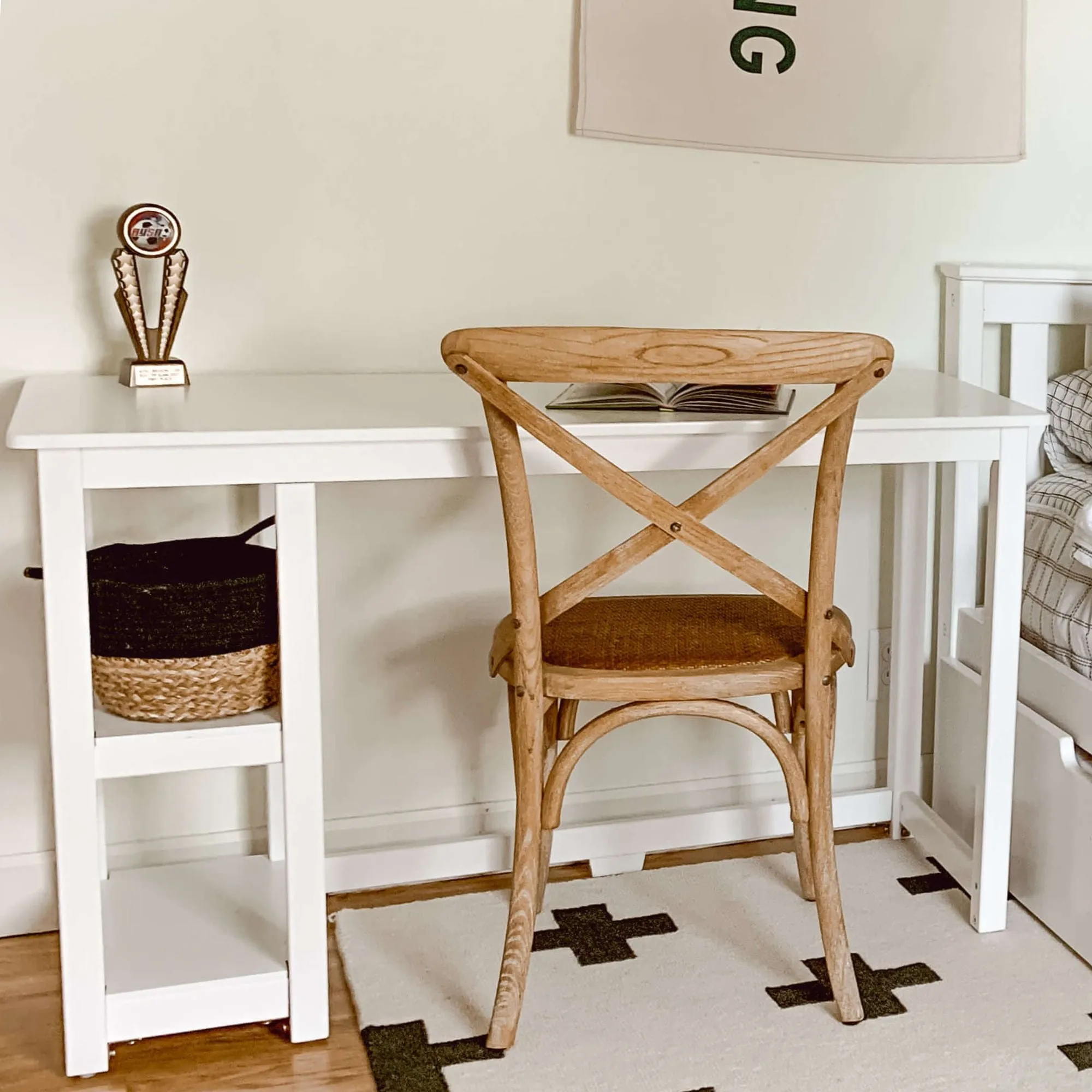 Desk with Shelves