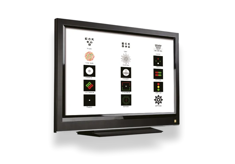 Digital Visual Acuity Panel Chart w/ remote and 24" TV