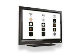 Digital Visual Acuity Panel Chart w/ remote and 24" TV