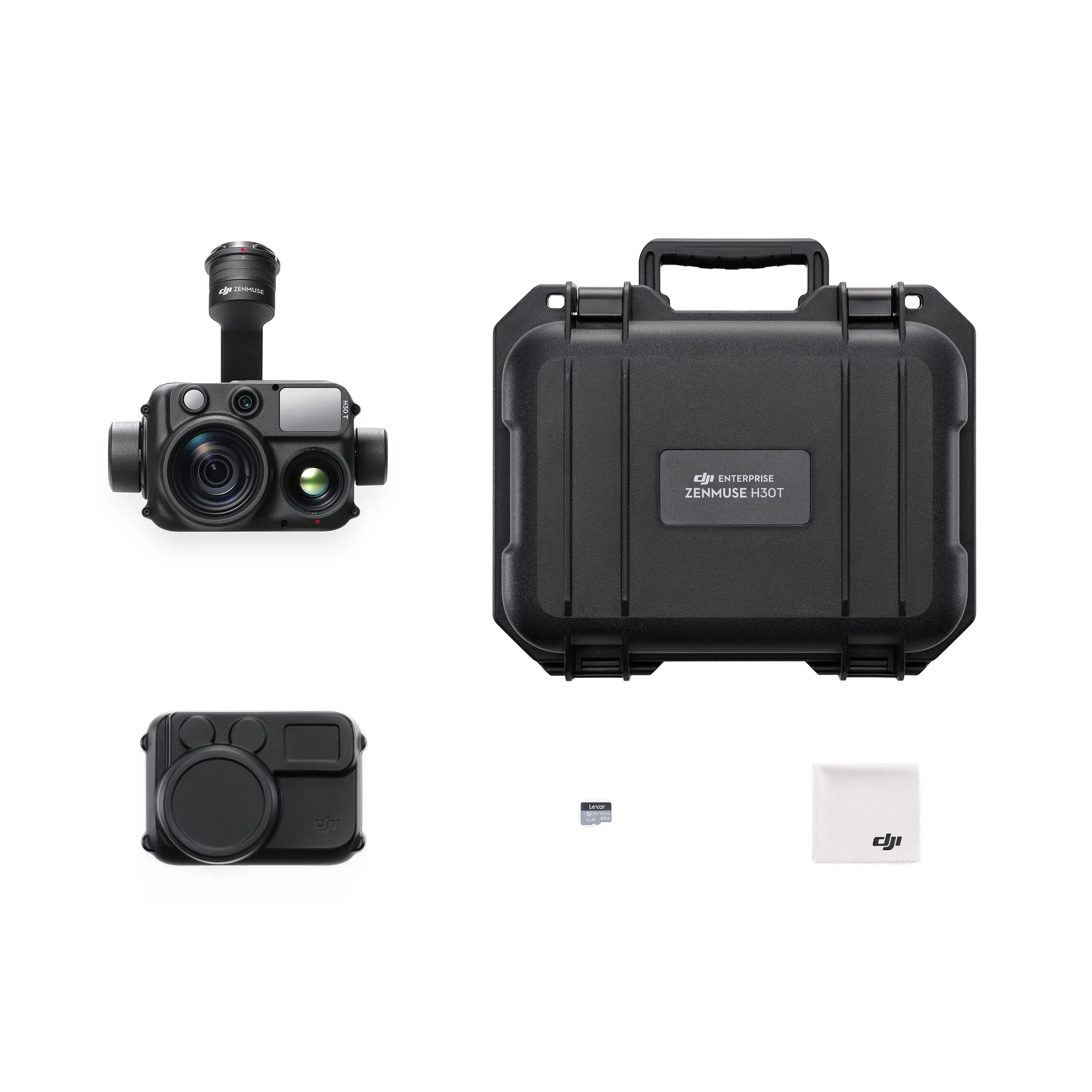 DJI Zenmuse H30T Five-Module Camera (Wide, Zoom, Rangefinder, Thermal, NIR Aux. Light)