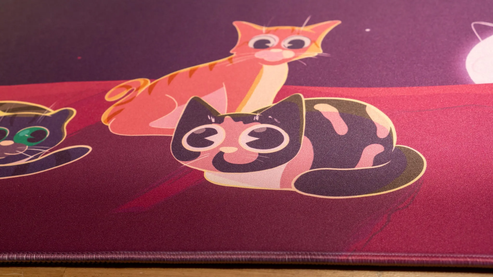 Dooley Noted "Purrfect Evening" Creator Collaboration Limited Edition Gaming Deskmat