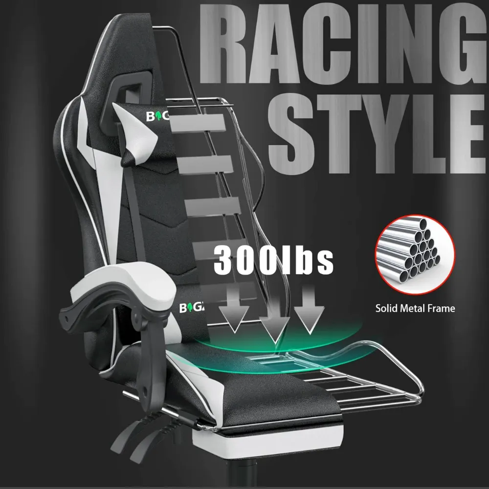 Dragon Gaming Chair with Footrest