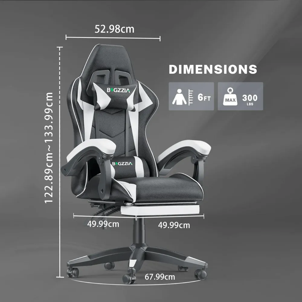 Dragon Gaming Chair with Footrest