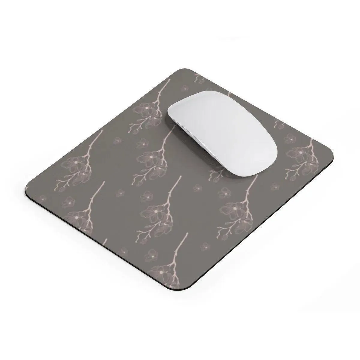 Elegant Floral Neoprene Mouse Pad for a Stylish Office Experience