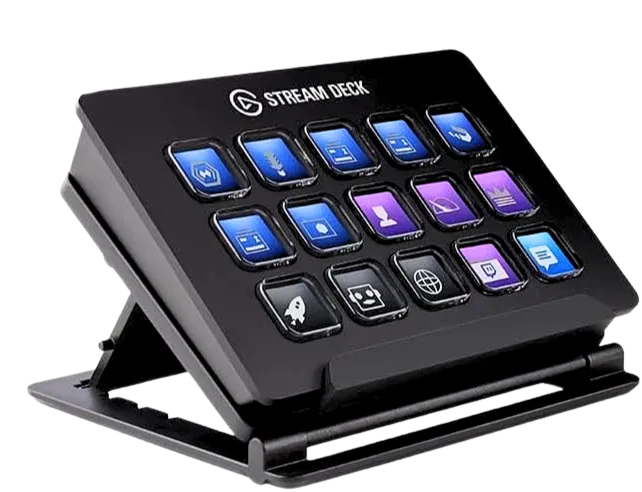 Elgato Stream Deck 20GAA9901 – Take Control with 15 Customizable LCD Keys