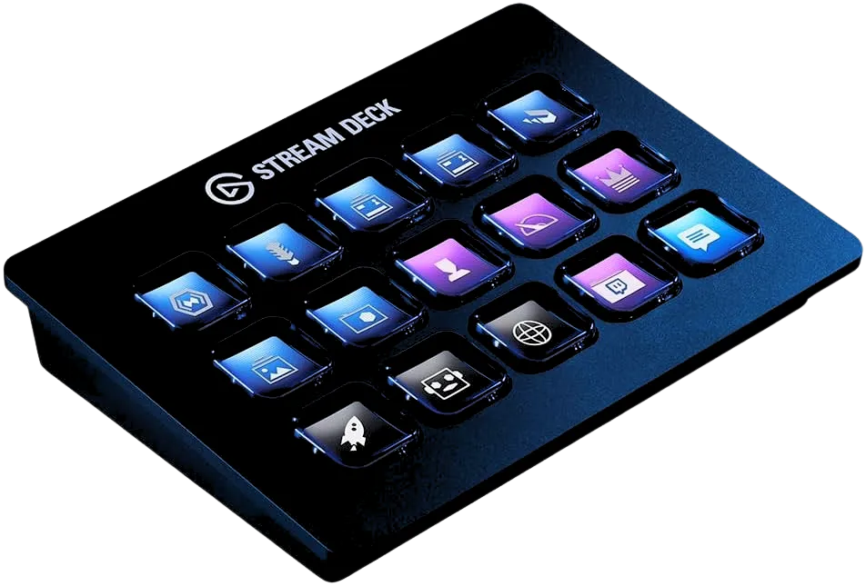 Elgato Stream Deck 20GAA9901 – Take Control with 15 Customizable LCD Keys