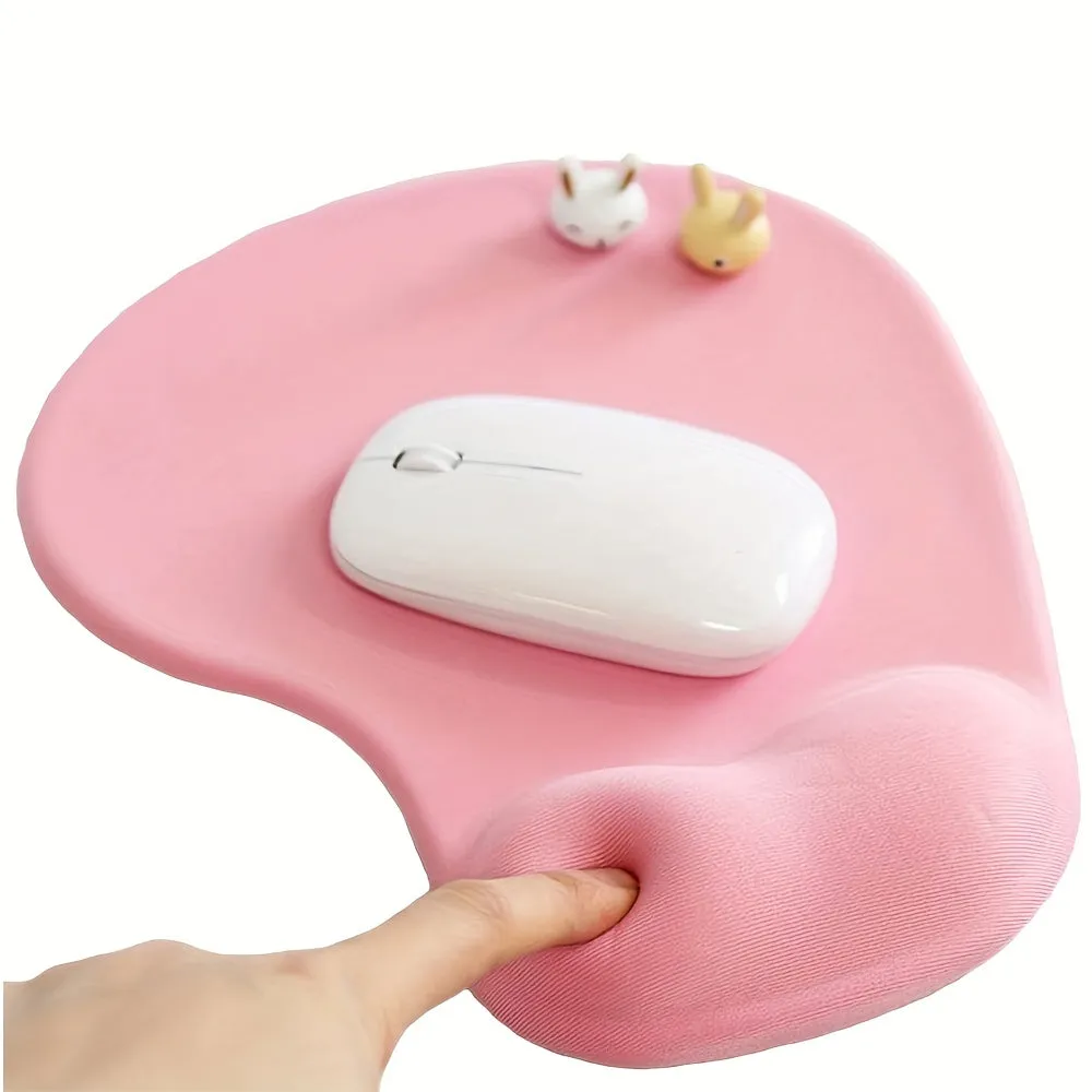 Ergonomic Mouse Pad with Gel Wrist Support for Office or Gaming