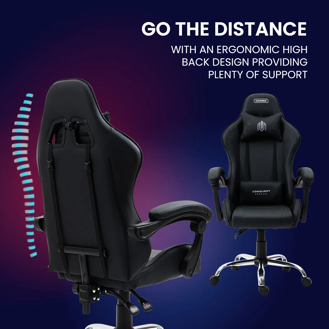 Ergonomic Reclining Gaming Chair with Lumbar Neck Pillows - Overdrive