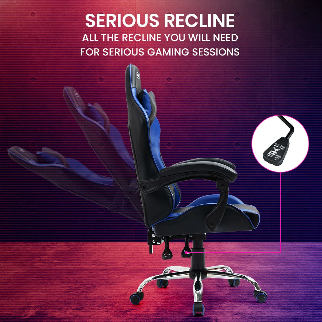 Ergonomic Reclining Gaming Chair with Lumbar Support, Overdrive