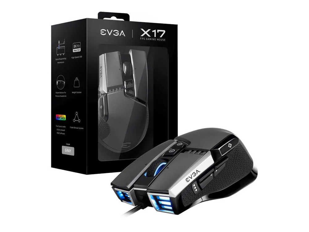 Evga Gaming Mouse X17 - Black