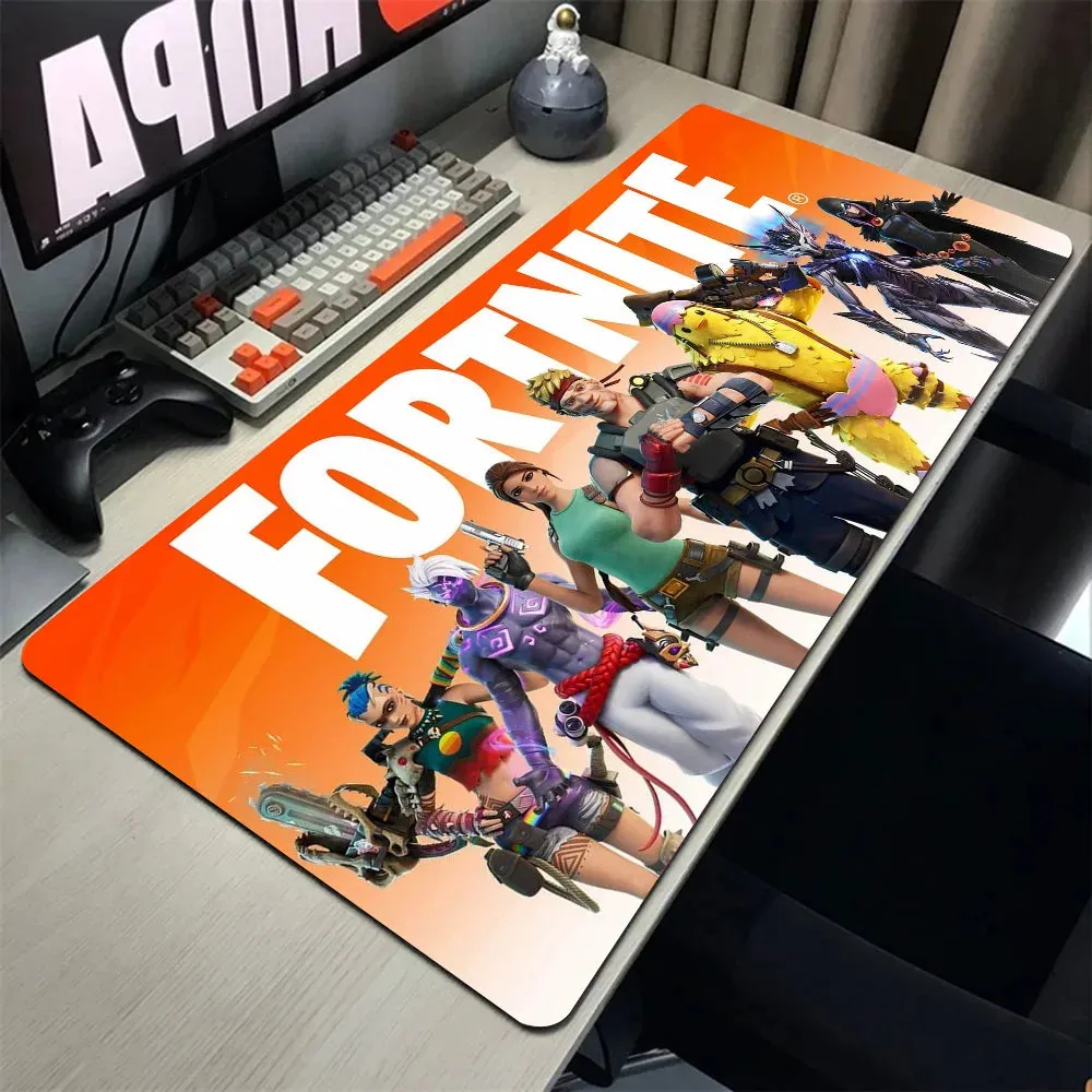 F-fortnite Mousepad Mouse Mat Desk Mat With Pad Gaming Accessories Prime Gaming XXL Keyboard Pad Padding Mat