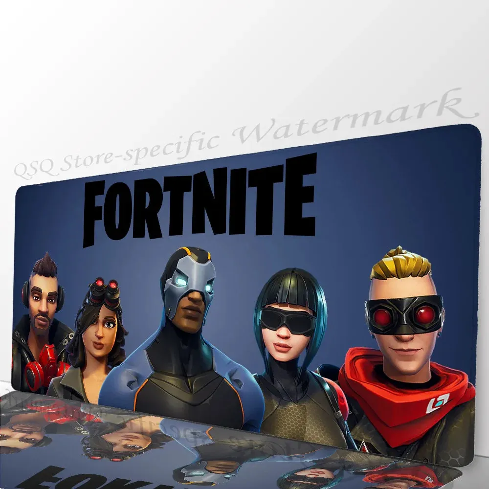 F-fortnite Mousepad Mouse Mat Desk Mat With Pad Gaming Accessories Prime Gaming XXL Keyboard Pad Padding Mat