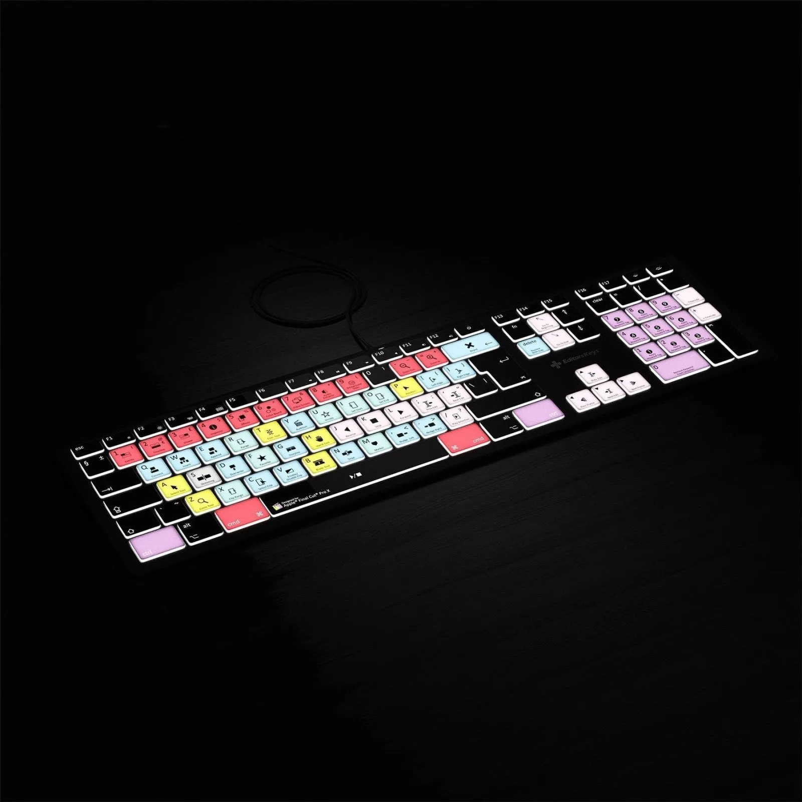 Final Cut Pro Keyboard - Backlit Mac