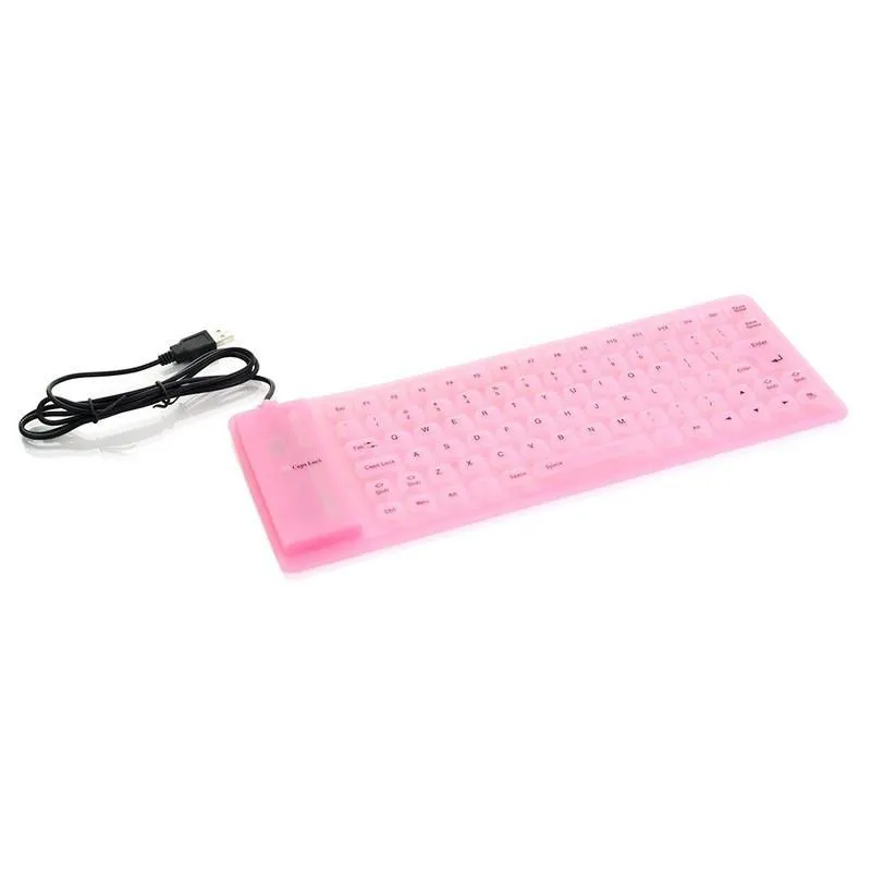 Flexible USB Waterproof Silicone Portable Keyboard