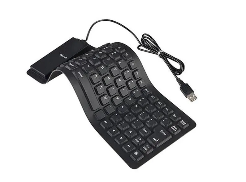 Flexible USB Waterproof Silicone Portable Keyboard