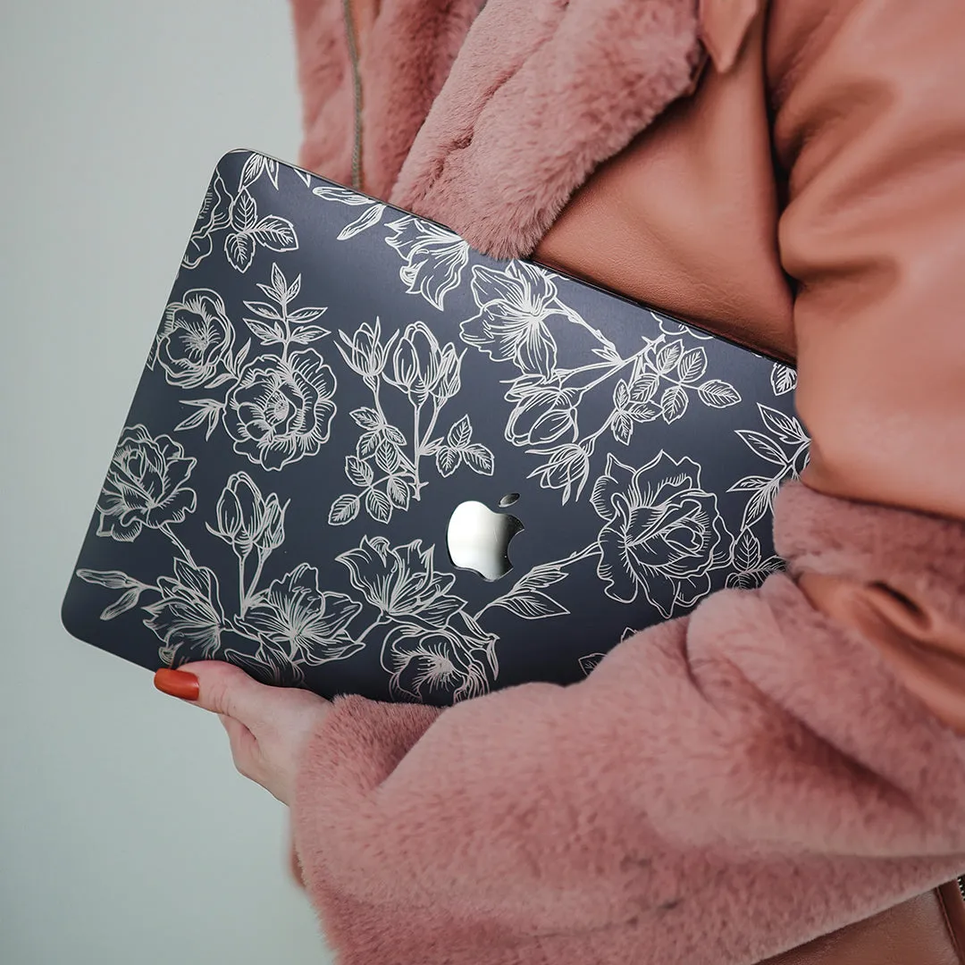 Floral Rose Gold MacBook Case 2.0