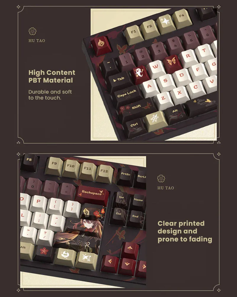 Genshin Impact© Hu Tao Fragrance in Thaw Mechanical Keyboard