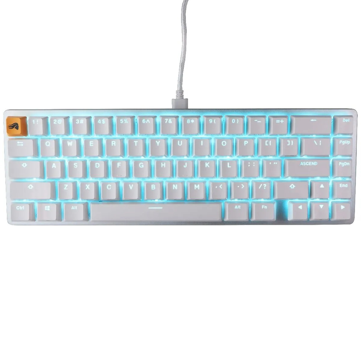 Glorious Gaming GMMK 2 Compact (65%) Modular Mechanical Keyboard - White