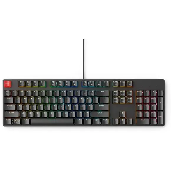 Glorious GMMK-BRN Modular Mechanical Gaming Keyboard - RGB LED Backlit, Brown Switches, Hot Swap Switches (Black)