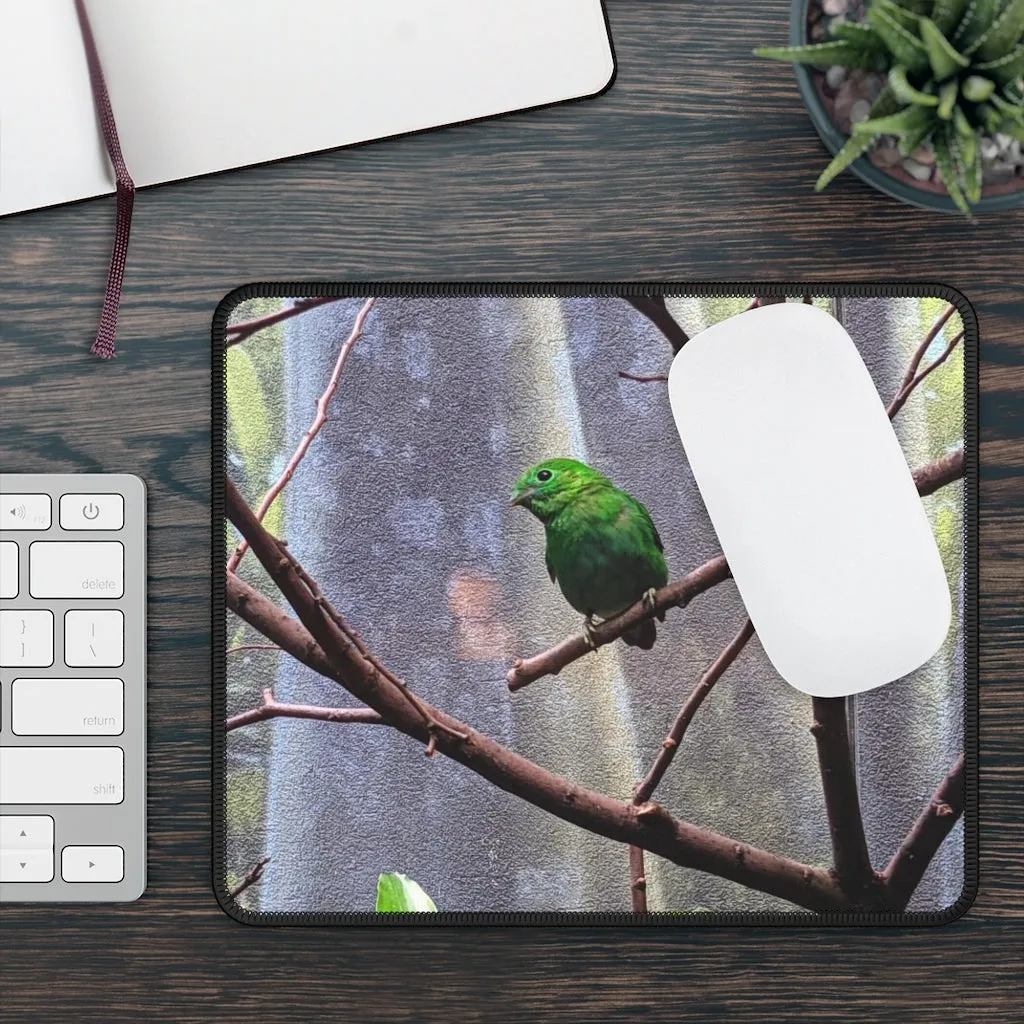 Green Bird Gaming Mouse Pad