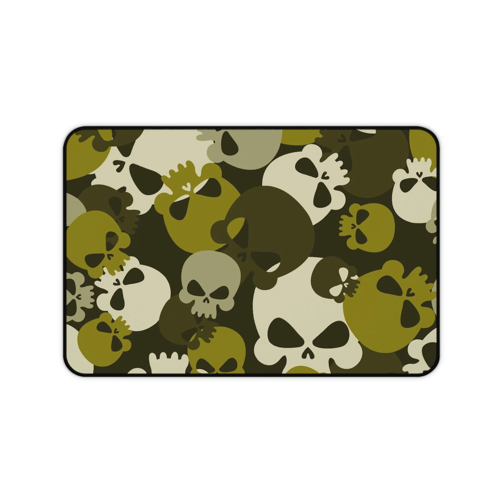 Green Skull Camo Desk Mat 3 Sizes