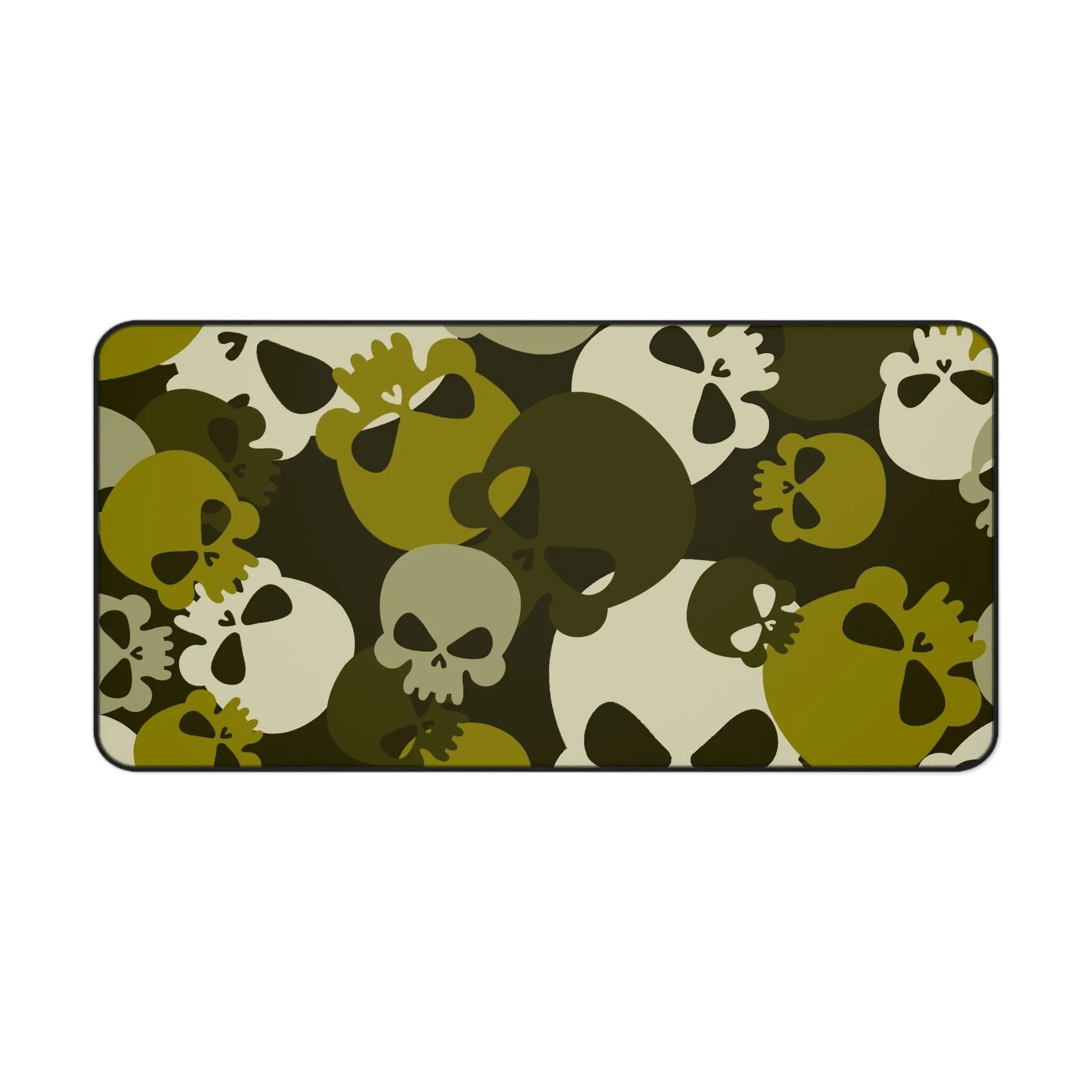 Green Skull Camo Desk Mat 3 Sizes