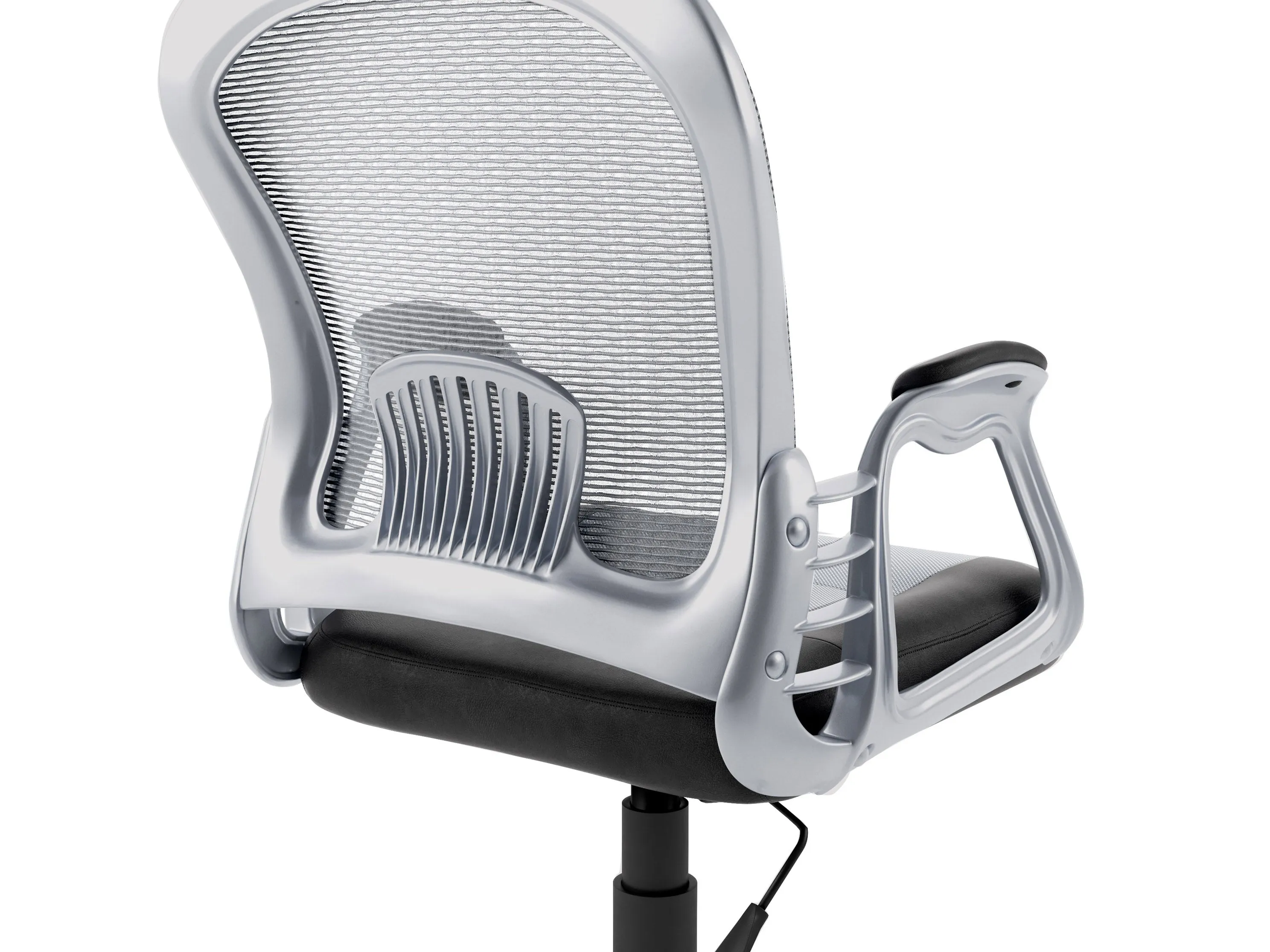 Grey Swivel Office Chair