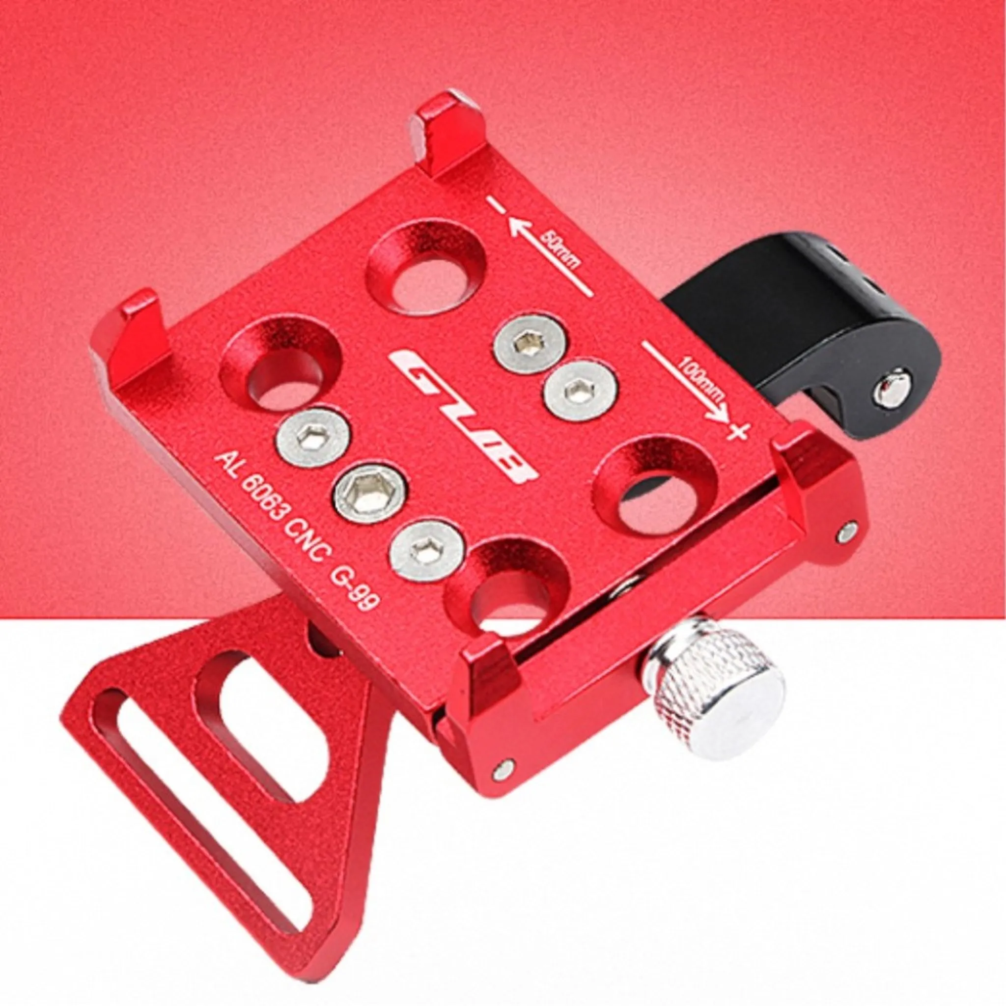 GUB G-99 aluminum bicycle bike mount holder - Red