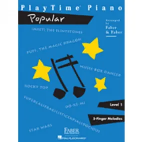 Hal Leonard HL00420110 PlayTime Piano - Level 1 - Popular