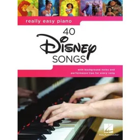 Hal Leonard HL00457282 Really Easy Piano: 40 Disney Songs