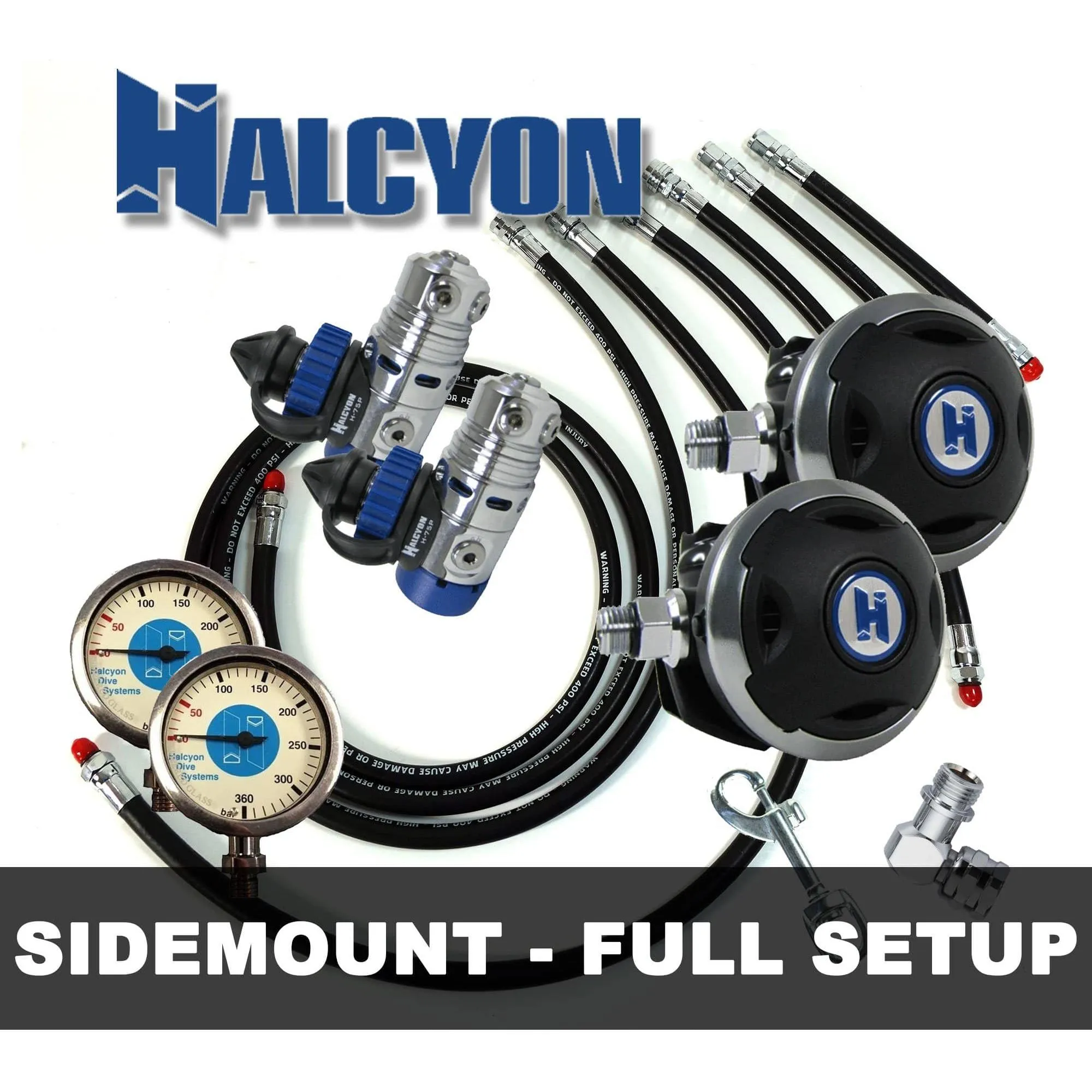 HALCYON - Sidemount Regulator Setup