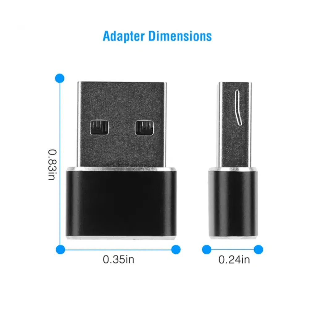 High-Speed Data Type C Female To Usb Male Adapter