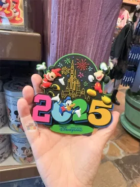 HKDL - Mickey Mouse and Friends "Hong Kong Disneyland" 2025 Magnet