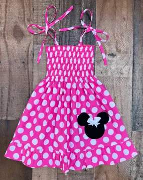 Hot Pink Minnie Mouse Dress