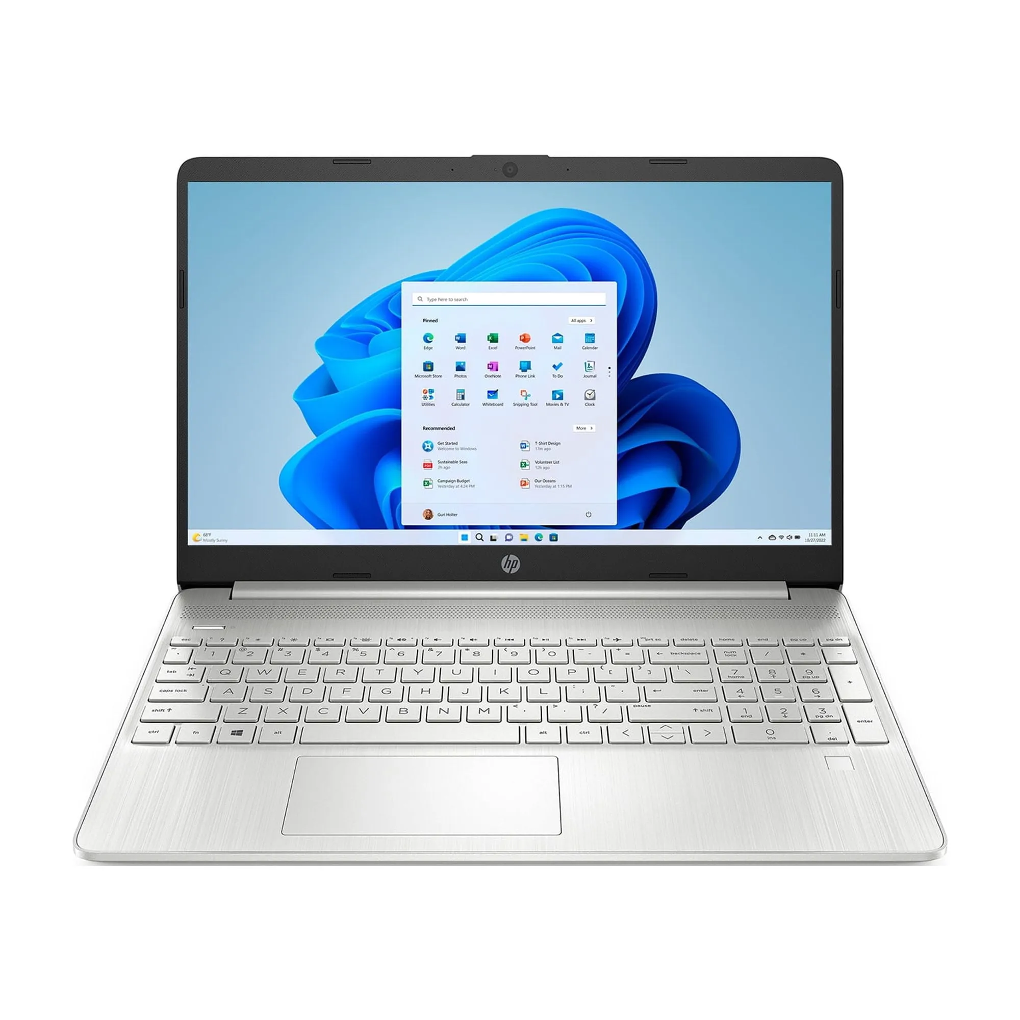 HP 15-dy2152wm 15.6" FHD i5-1135G7 2.4GHz Intel Iris Xe Graphics 8GB RAM 512GB SSD Win 10 Home Natural Silver