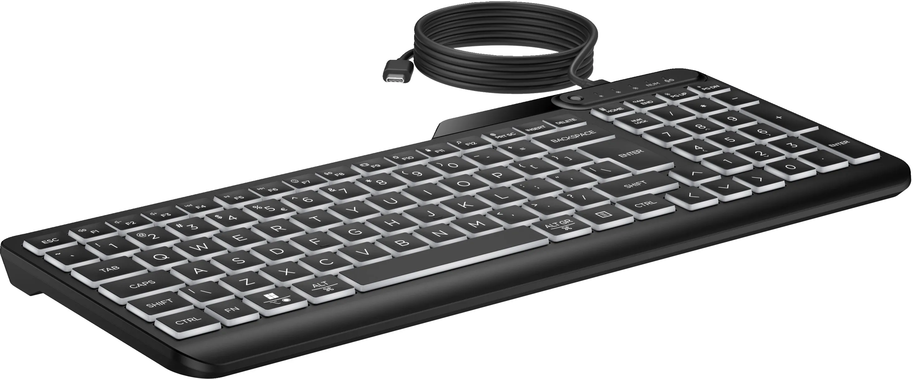 Hp 405 Multi-Device Backlit Wired Keyboard Smartbuy