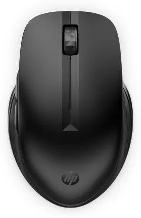 Hp 435 - Mouse - Ergonomic - 5 Buttons - Wireless - Bluetooth, 2.4 Ghz - Bluetooth Usb Adapter - Jack Black - For Elite