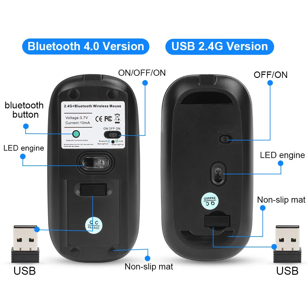 iMice Office Ergonomic Wireless Mouse