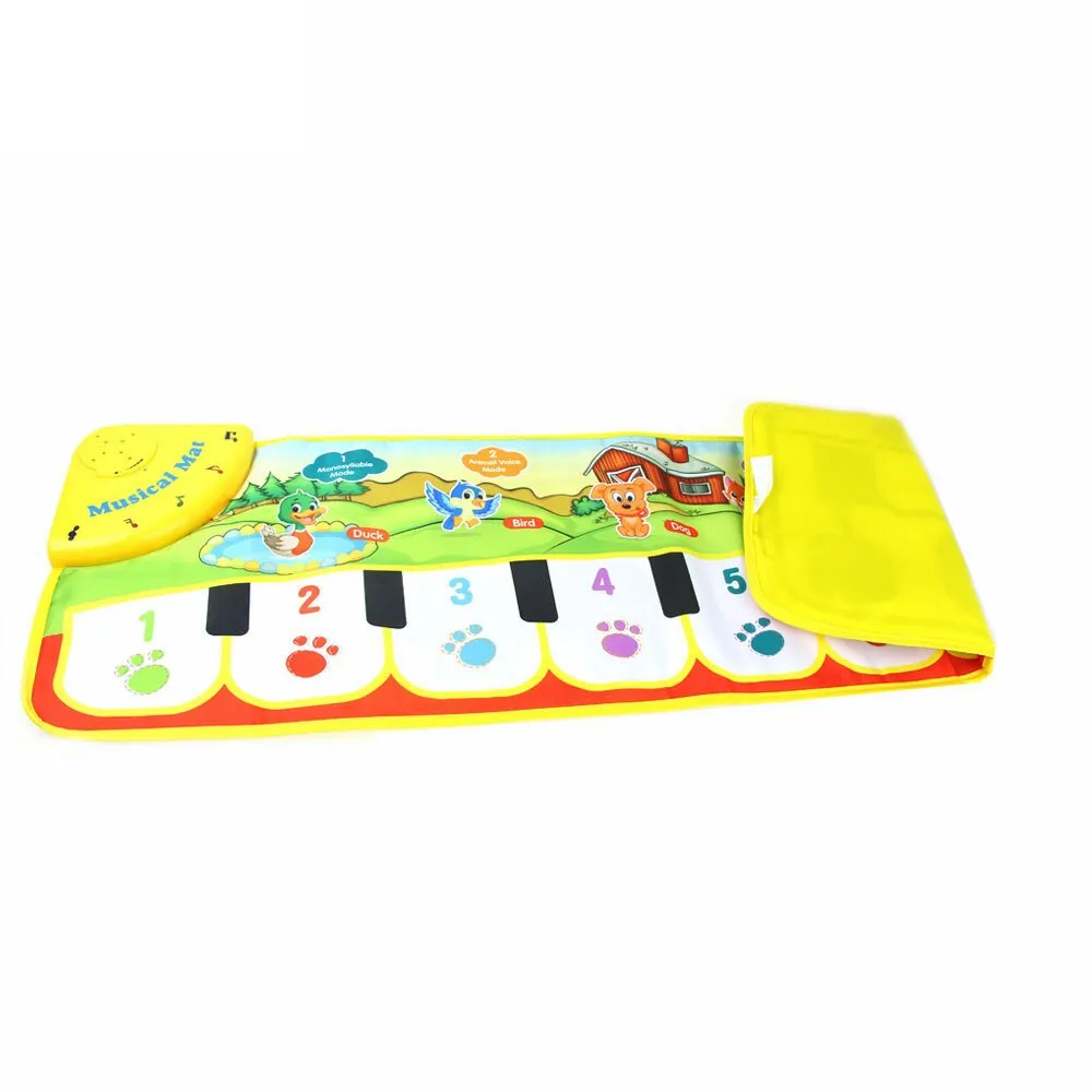 Interactive Animal Sound Piano Mat - Fun Educational Toy for Kids